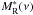 \hbox{$M_{\rm R}^{*}(\nu)$}