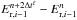 \hbox{$E_{\mathrm{r},i-1}^{n+2\Delta t^{\ell}} - E_{\mathrm{r},i-1}^{n}$}