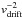\hbox{$v_\mathrm{drift}^{-2}$}