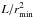 \hbox{$L/r_\mathrm{min}^2$}