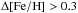 \hbox{$\Delta\FeH{} >0.3$}