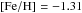 \hbox{$\FeH{}=-1.31$}