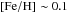 \hbox{$\FeH{}\sim 0.1$}