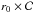 \hbox{$r_0 \times \mathcal{C}$}