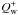\hbox{$Q_{\rm w}^+$}