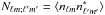 \hbox{$N_{\ell m;\ell' m'} = \langle n_{\ell m} n^{*}_{\ell' m'} \rangle$}