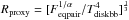 \hbox{$R_{\rm proxy}=[F_{\rm eqpair}^{1/\alpha}/T_{\rm diskbb}^4]^{\frac{1}{3}}$}