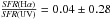 \hbox{$\frac{{\it SFR}({\rm H}\alpha)}{{\it SFR}\rm(UV)} =0.04 \pm0.28$}