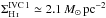 \hbox{$\Sigma_{\ion{H}{i}}^{\mathrm{IVC\,1}}\simeq 2.1 \,{M}_{\odot}\,\mathrm{pc}^{-2}$}