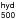 \hbox{$^{\sf hyd}_{\sf 500}$}