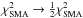 \hbox{$\chi^2_\mathrm{SMA}\rightarrow \frac12\chi^2_\mathrm{SMA}$}