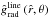 \hbox{${\hat g_{\rm rad}^{\rm line}}\,({\hat r},\theta)$}