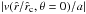 \hbox{$|v({\hat r}/{\hat r}_{\rm c},\theta{}=0)/a|$}