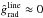 \hbox{${\hat g_{\rm rad}^{\rm line}}\approx{}0$}