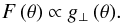 \begin{equation} \label{von-Zeipel-eq} F\,(\theta{}) \propto g_{\perp}\,(\theta{}) . \end{equation}
