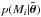 \hbox{$p(M_i|\bar{\vec{\theta}})$}