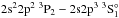 \hbox{$\rm 2s^22p^2~^3P_2 \-- 2s2p^3~^3S_1^\circ$}