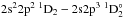 \hbox{$\rm 2s^22p^2~^1D_2\-- 2s2p^3~^1D_2^\circ$}
