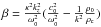 \hbox{$ \beta = \frac{\kappa^2 k_z^2}{\omega_0^2} (\frac{c_0^2}{\omega_0^2} - \frac{1}{k^2} \frac{\rho_0}{\rho_{\rm c}})$}
