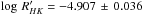 \hbox{$\log\,R'_{HK} = -4.907\,\pm\,0.036$}