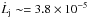 \hbox{$\dot{L}_{\rm j} \sim = 3.8\times 10^{-5}$}