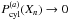 \hbox{$P_{\rm cyl}^{(a)}(X_n)\rightarrow 0$}