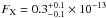 \hbox{$F_{\rm X}=0.3_{-0.1}^{+0.1} \times10^{-13}$}