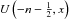 \hbox{$U\left(-n-{1\over 2},x\right )$}