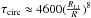 \hbox{$\tau_\mathrm{circ} \approx 4600 (\frac{R_{\rm L1}}{R})^8$}