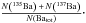 \hbox{$\frac{N\left(^{135}{\rm Ba}\right)\,+\,N\left(^{137}{\rm Ba}\right)}{N\rm (Ba_{tot})}\cdot$}