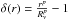 \hbox{$\delta(r)=\frac{r^p}{R_{\rm v}^p}-1$}