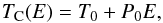 \begin{equation} T_{\rm C}(E) = T_{0} + P_{0}E, \label{ephemeriseq} \end{equation}