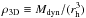 \hbox{$\rho_{\rm 3D} \equiv {M}_{\rm dyn}/(r_{\rm h}^3)$}