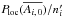 Mathematical equation: \hbox{$\Ploc(\overline{A_{i\comma 0}})/\npi$}