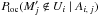 Mathematical equation: \hbox{$\Ploc(\Mp_j\not\in U_i \mid A_{i\comma j})$}