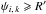 Mathematical equation: \hbox{$\psi_{i\comma k} \geqslant R'$}