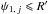 Mathematical equation: \hbox{$\psi_{1\comma j} \leqslant R'$}