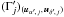 Mathematical equation: \hbox{$(\Gammapj)_{(\uapj,\,\udpj)}$}