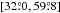 Mathematical equation: \hbox{$[32\fdg0,59\fdg8]$}
