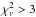 Mathematical equation: \hbox{$\chi_\nu^2 > 3$}