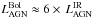 Mathematical equation: \hbox{$L_{\rm AGN}^{\rm Bol}\approx6\times\,L_{\rm AGN}^{\rm IR}$}