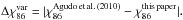 Mathematical equation: \hbox{$\Delta\chi_{86}^{\rm{var}}=|\chi_{86}^{\rm{Agudo\,et\,al.\,(2010)}}-\chi_{86}^{\rm{this\,paper}}|.$}