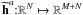 Mathematical equation: \hbox{$\widetilde{\textbf{h}}^a{:}\mathbb{R}^N\mapsto \mathbb{R}^{M+N}$}
