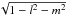 Mathematical equation: \hbox{$\sqrt{1-l^2-m^2}$}