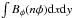 Mathematical equation: \hbox{$\int B_\phi (n\phi) {\rm d}x{\rm d}y$}