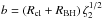 Mathematical equation: \hbox{$b = \left(R_{\rm cl} + R_{\rm BH}\right)\zeta^{1/2}_2$}