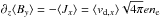 Mathematical equation: \hbox{$\partial_z \langle B_y \rangle = - \langle J_x \rangle = \langle v_{{\rm d},x} \rangle \sqrt{4\pi} en_{\rm e}$}