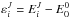 Mathematical equation: \hbox{$\varepsilon_i^J = E_i^J-E_0^0$}