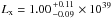 Mathematical equation: \hbox{$L_{\rm x} = 1.00{+0.11 \atop -0.09} \times 10^{39}$}