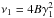 \hbox{$\nu_1 = 4 B \gamma_1^2$}